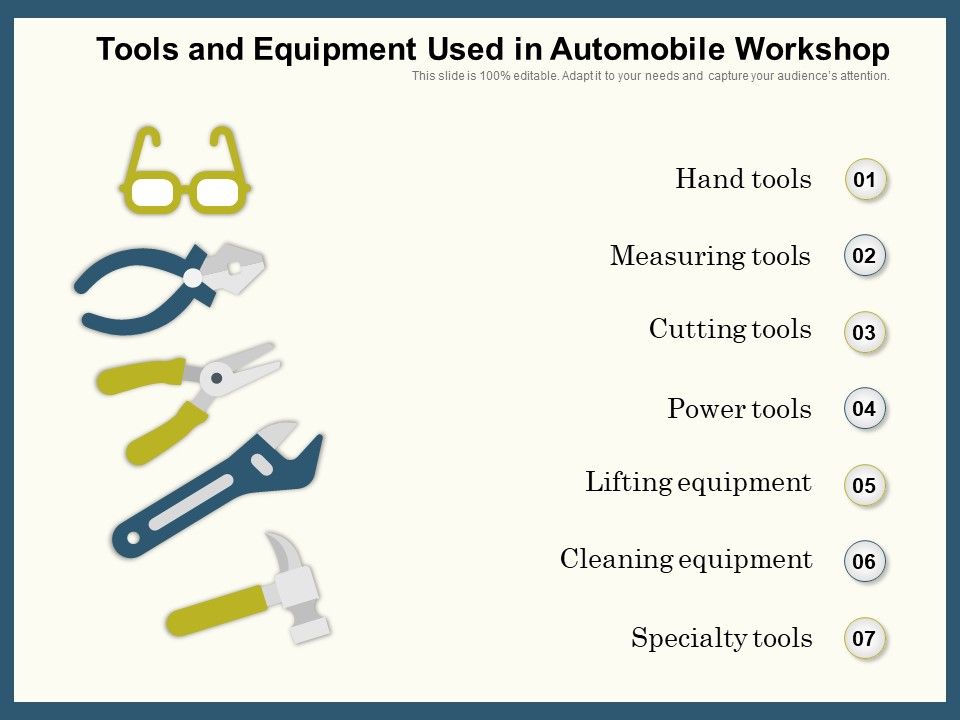 Tools_And_Equipment_Used_In_Automobile_Workshop_Ppt_PowerPoint_Presentation_Gallery_Files_PDF_Slide_1.jpg