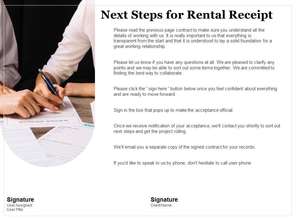 Tracking_Rent_Receipt_Invoice_Summary_Next_Steps_For_Rental_Receipt_Ppt_Slides_Graphic_Tips_PDF_Slide_1.jpg
