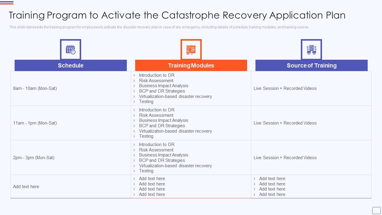 Training_Program_To_Activate_The_Catastrophe_Recovery_Application_Plan_Infographics_PDF_Slide_1.jpg