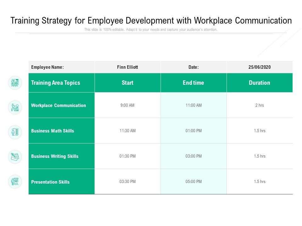 Training_Strategy_For_Employee_Development_With_Workplace_Communication_Ppt_PowerPoint_Presentation_Gallery_Graphic_Images_PDF_Slide_1.jpg