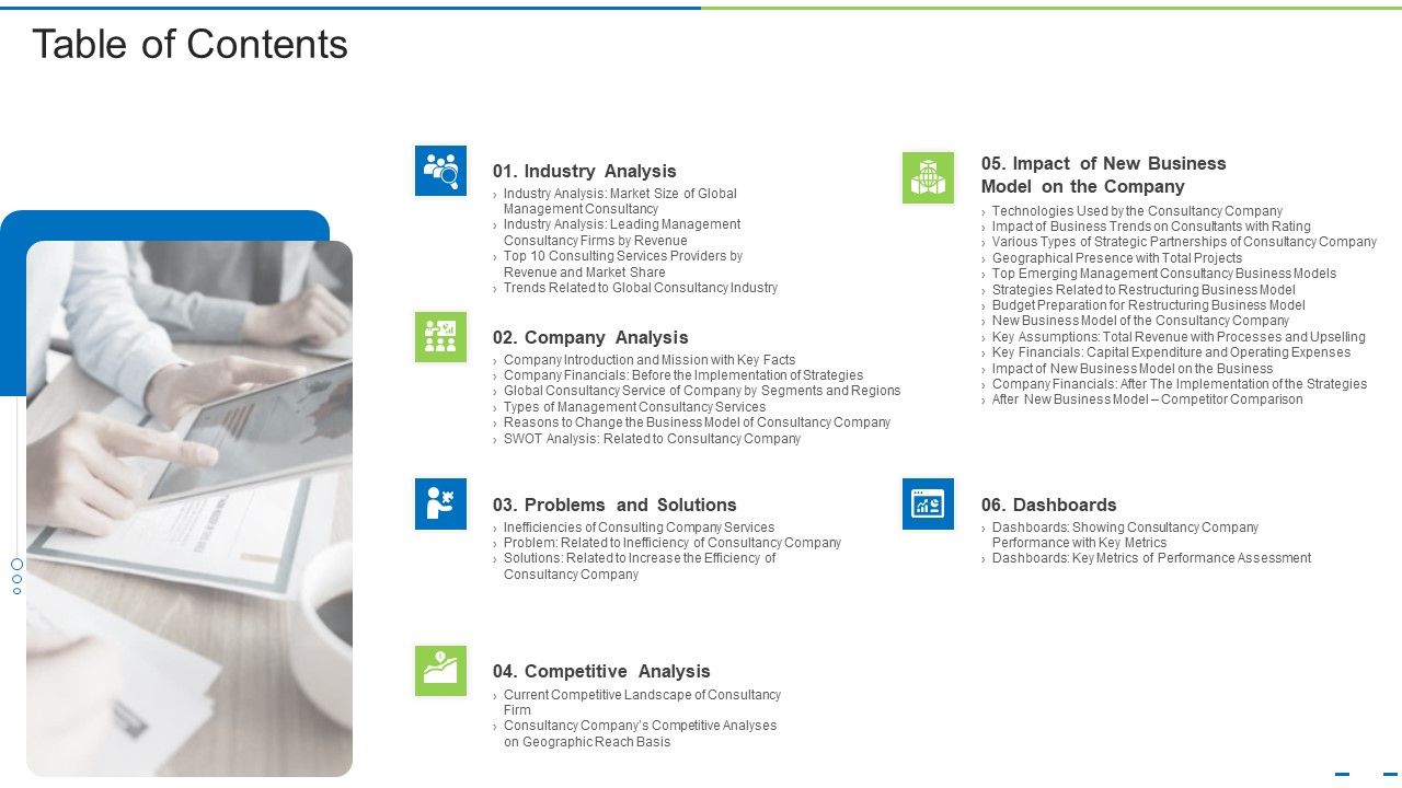 Transitioning_From_Old_Business_Models_To_New_Table_Of_Contents_Ppt_Summary_Graphics_Template_PDF_Slide_1.jpg