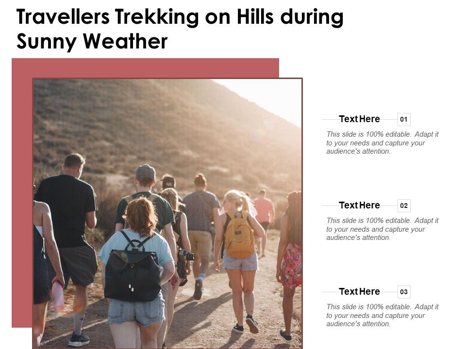 Travellers_Trekking_On_Hills_During_Sunny_Weather_Ppt_PowerPoint_Presentation_File_Images_PDF_Slide_1.jpg