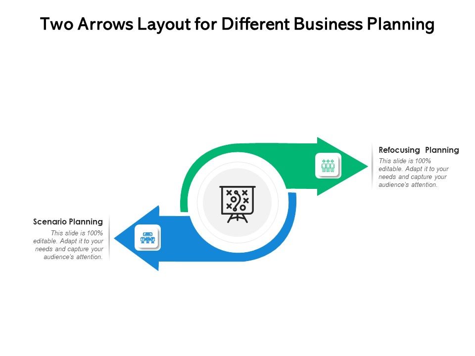 Two_Arrows_Layout_For_Different_Business_Planning_Ppt_PowerPoint_Presentation_Visual_Aids_Diagrams_PDF_Slide_1.jpg