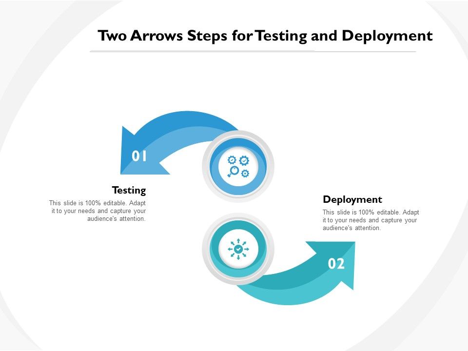 Two_Arrows_Steps_For_Testing_And_Deployment_Ppt_PowerPoint_Presentation_Gallery_Design_Inspiration_PDF_Slide_1.jpg