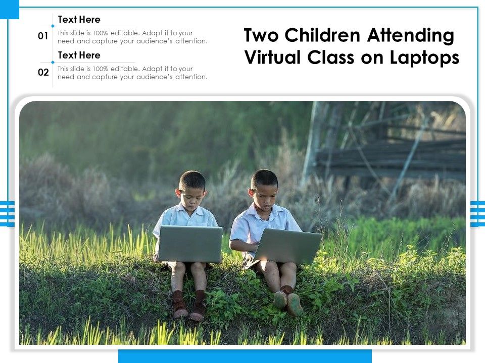 Two_Children_Attending_Virtual_Class_On_Laptops_Ppt_PowerPoint_Presentation_Gallery_Gridlines_PDF_Slide_1.jpg