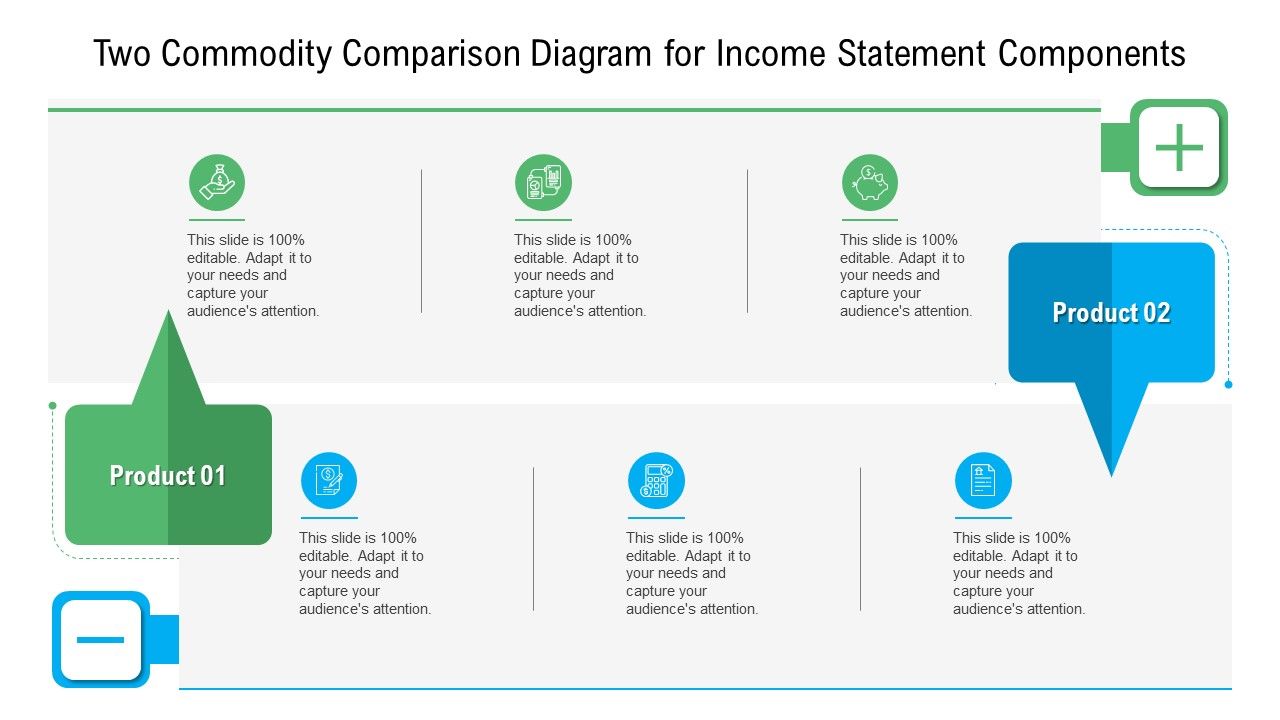 Two_Commodity_Comparison_Diagram_For_Income_Statement_Components_Introduction_PDF_Slide_1.jpg