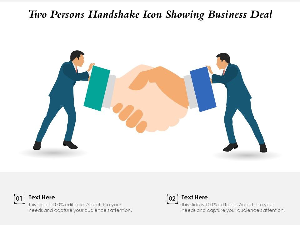 Two_Persons_Handshake_Icon_Showing_Business_Deal_Ppt_PowerPoint_Presentation_Gallery_Background_Images_PDF_Slide_1.jpg