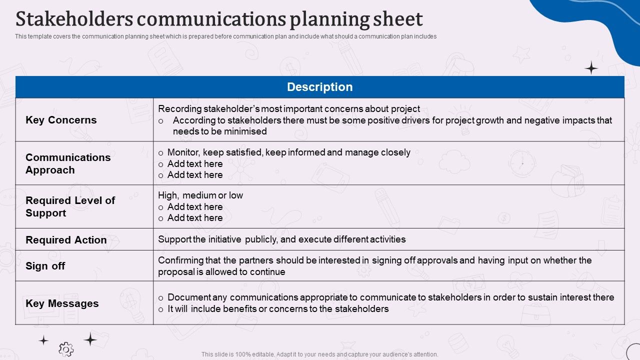 Types_Of_Corporate_Communication_Techniques_Stakeholders_Communications_Planning_Sheet_Slides_PDF_Slide_1.jpg