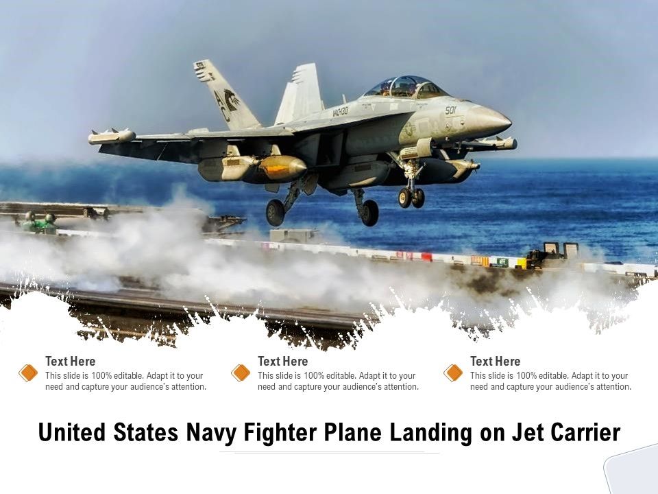 United_States_Navy_Fighter_Plane_Landing_On_Jet_Carrier_Ppt_PowerPoint_Presentation_Guide_PDF_Slide_1.jpg