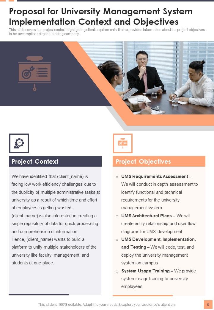 University Management System Implementation Proposal Example Document Report Doc Pdf Ppt