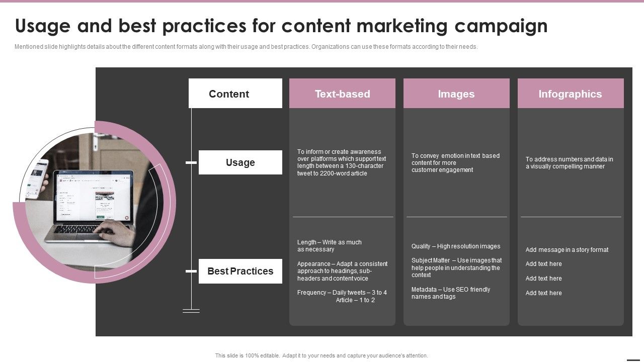 Usage_And_Best_Practices_For_Content_Marketing_Campaign_Clipart_PDF_Slide_1.jpg