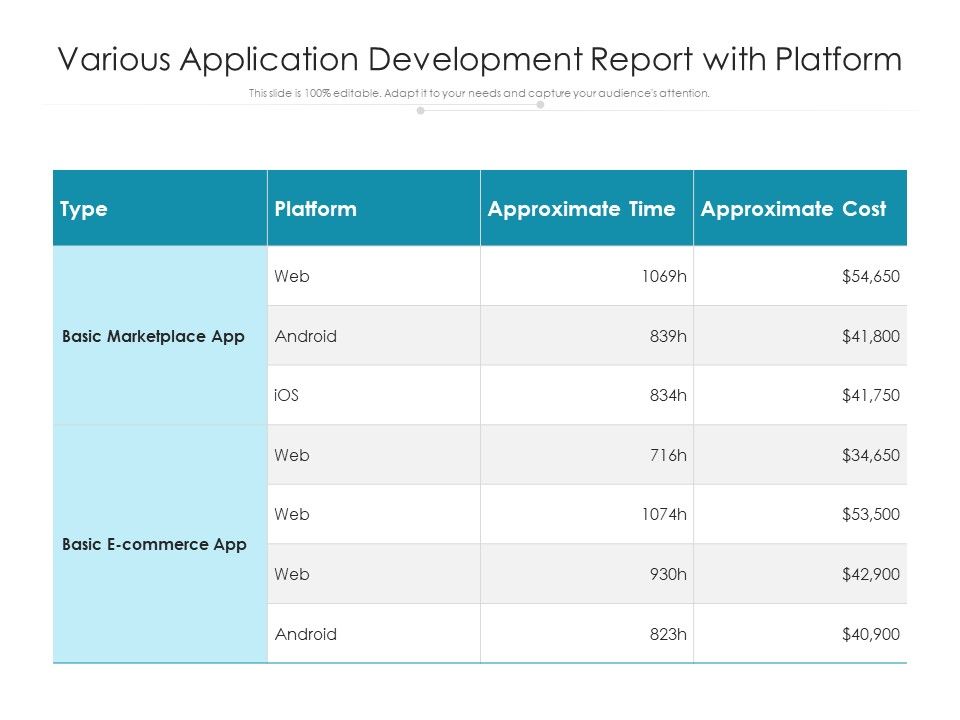 Various_Application_Development_Report_With_Platform_Ppt_PowerPoint_Presentation_Outline_Examples_PDF_Slide_1.jpg