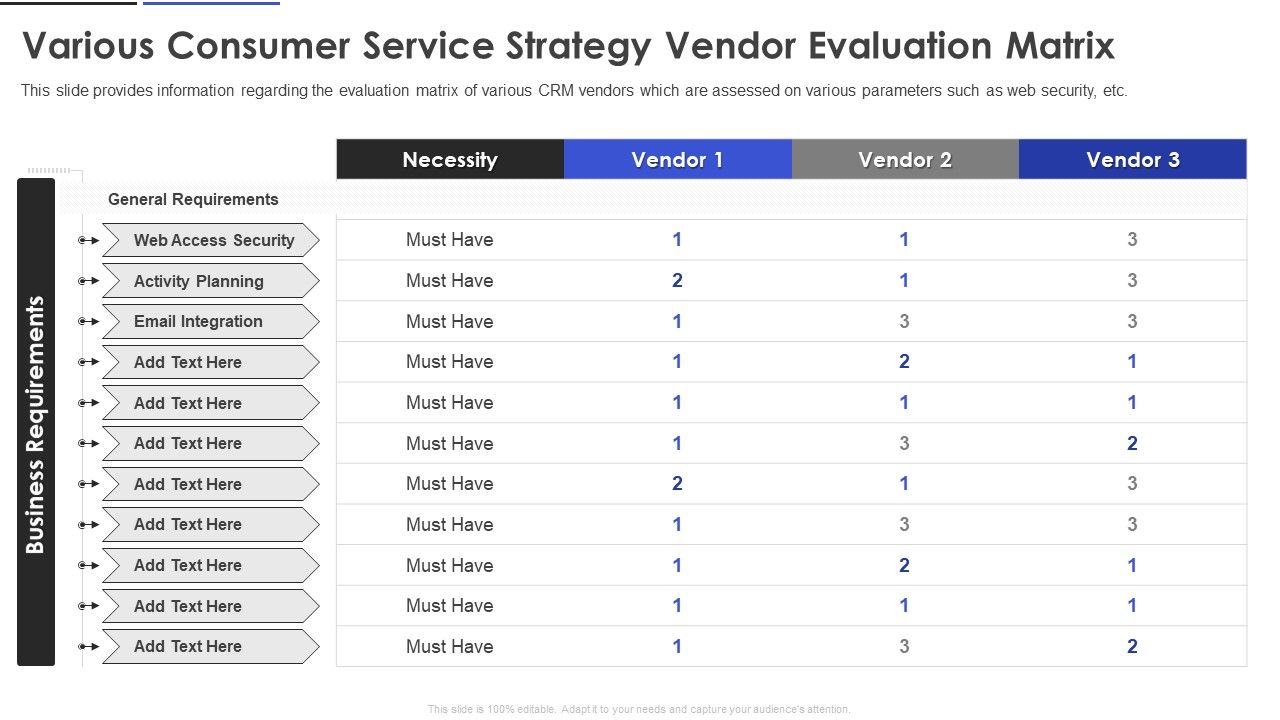 Various_Consumer_Service_Strategy_Vendor_Evaluation_Matrix_Rules_PDF_Slide_1.jpg