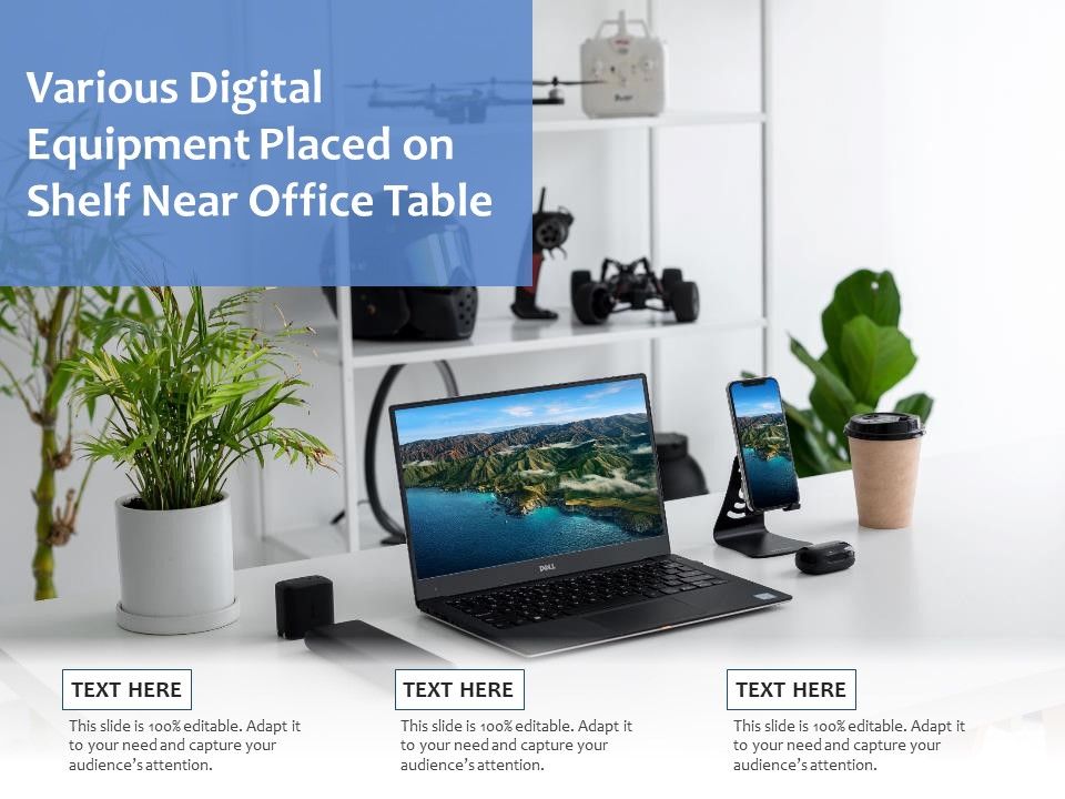 Various_Digital_Equipment_Placed_On_Shelf_Near_Office_Table_Ppt_PowerPoint_Presentation_Gallery_Guide_PDF_Slide_1.jpg