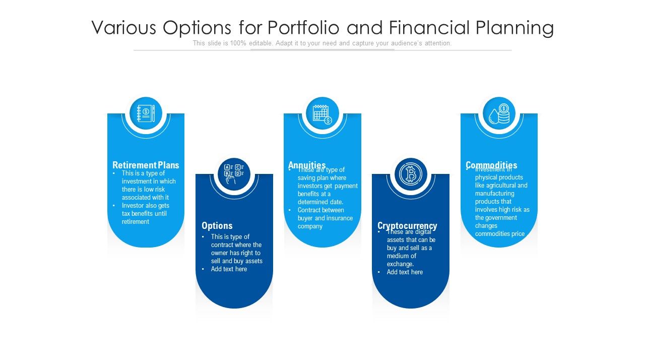Various_Options_For_Portfolio_And_Financial_Planning_Ppt_PowerPoint_Presentation_Gallery_Background_PDF_Slide_1.jpg