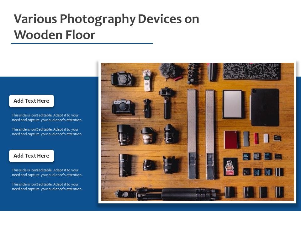 Various_Photography_Devices_On_Wooden_Floor_Ppt_PowerPoint_Presentation_File_Structure_PDF_Slide_1.jpg