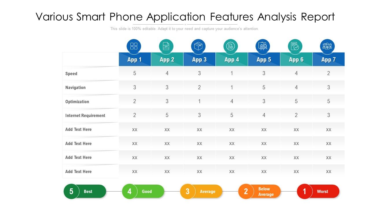 Various_Smart_Phone_Application_Features_Analysis_Report_Ppt_PowerPoint_Presentation_Gallery_Visual_Aids_PDF_Slide_1.jpg