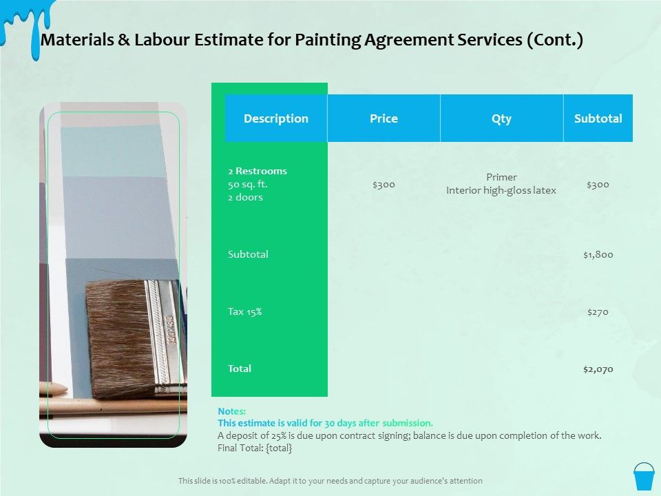 Varnishing_Services_Agreement_Materials_And_Labour_Estimate_For_Painting_Ppt_Slides_Samples_PDF_Slide_1.jpg