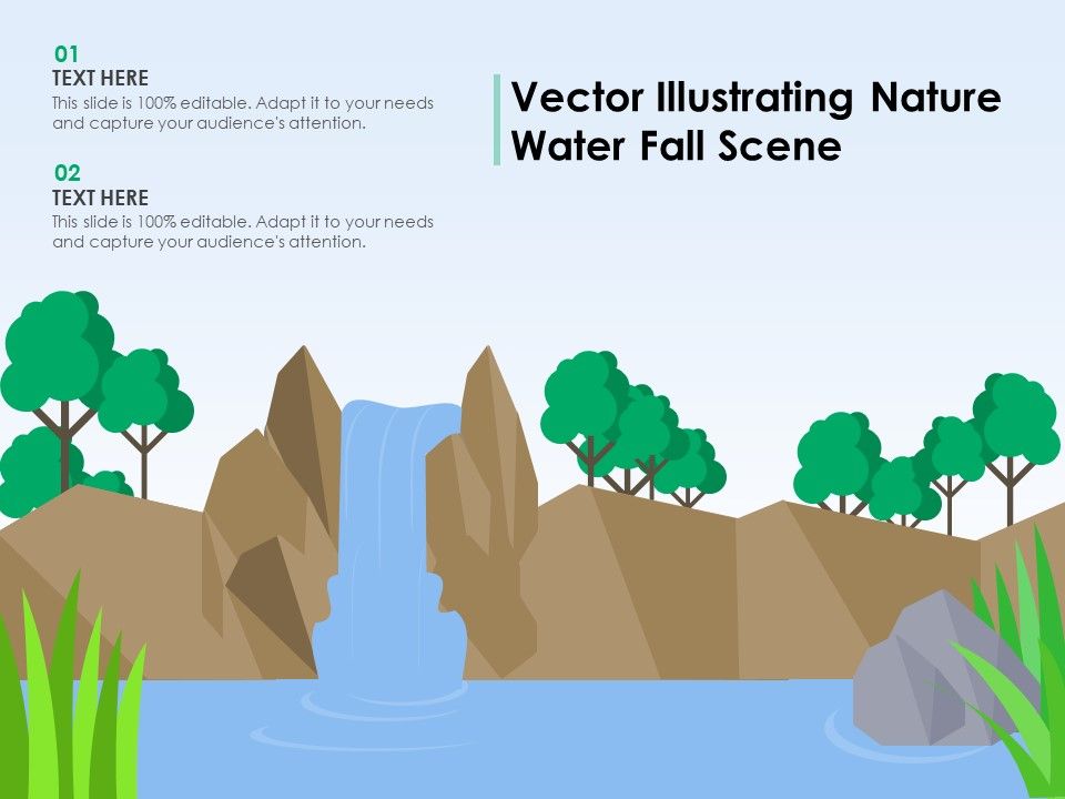 Vector_Illustrating_Nature_Water_Fall_Scene_Ppt_PowerPoint_Presentation_File_Summary_PDF_Slide_1.jpg