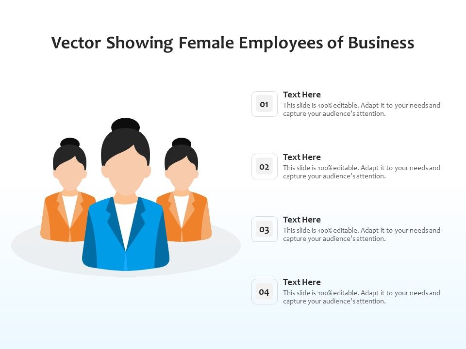 Vector_Showing_Female_Employees_Of_Business_Ppt_PowerPoint_Presentation_File_Display_PDF_Slide_1.jpg