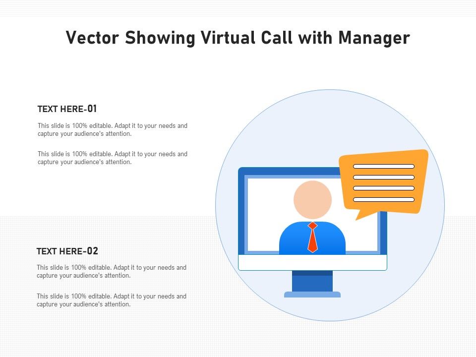 Vector_Showing_Virtual_Call_With_Manager_Ppt_PowerPoint_Presentation_Gallery_Structure_PDF_Slide_1.jpg
