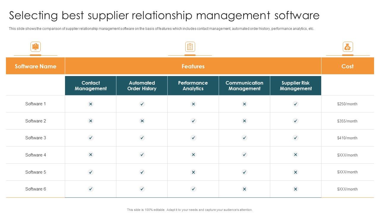 Vendor_Relation_Management_Techniques_Selecting_Best_Supplier_Relationship_Management_Software_Summary_PDF_Slide_1.jpg