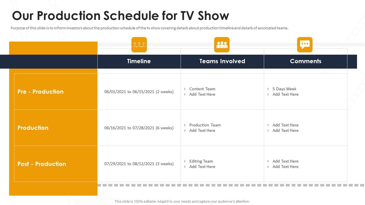 Video_Creation_Our_Production_Schedule_For_Tv_Show_Ppt_Portfolio_Background_Image_PDF_Slide_1.jpg
