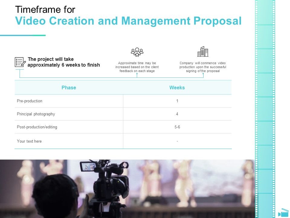 Video_Development_And_Administration_Timeframe_For_Video_Creation_And_Management_Proposal_Elements_PDF_Slide_1.jpg