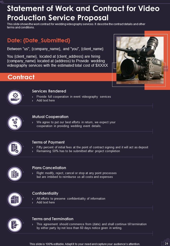 Video Production Service Proposal Example Document Report Doc Pdf Ppt