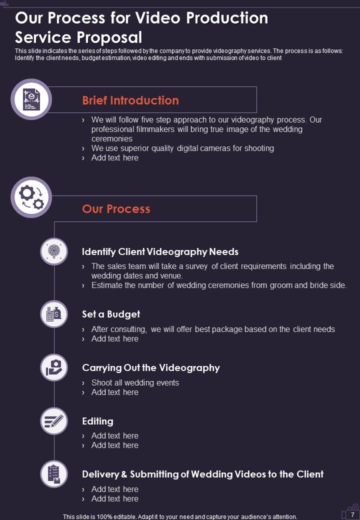 Video Production Service Proposal Example Document Report Doc Pdf Ppt