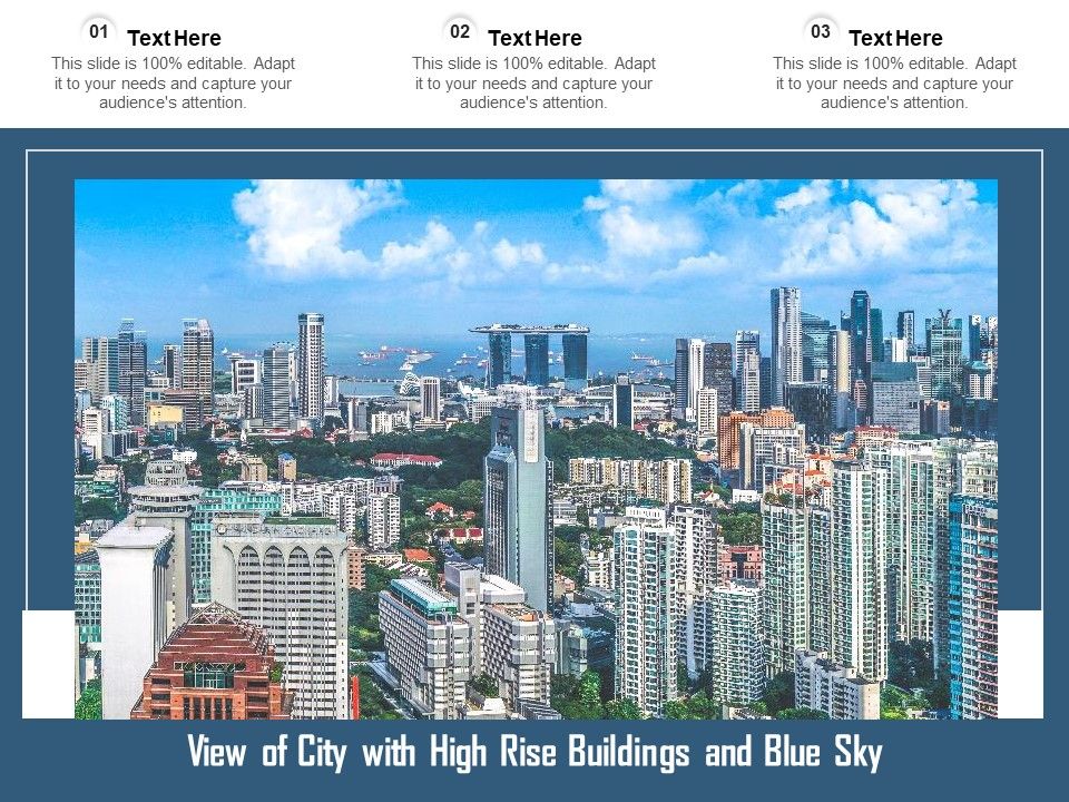 View_Of_City_With_High_Rise_Buildings_And_Blue_Sky_Ppt_PowerPoint_Presentation_Pictures_Gridlines_PDF_Slide_1.jpg