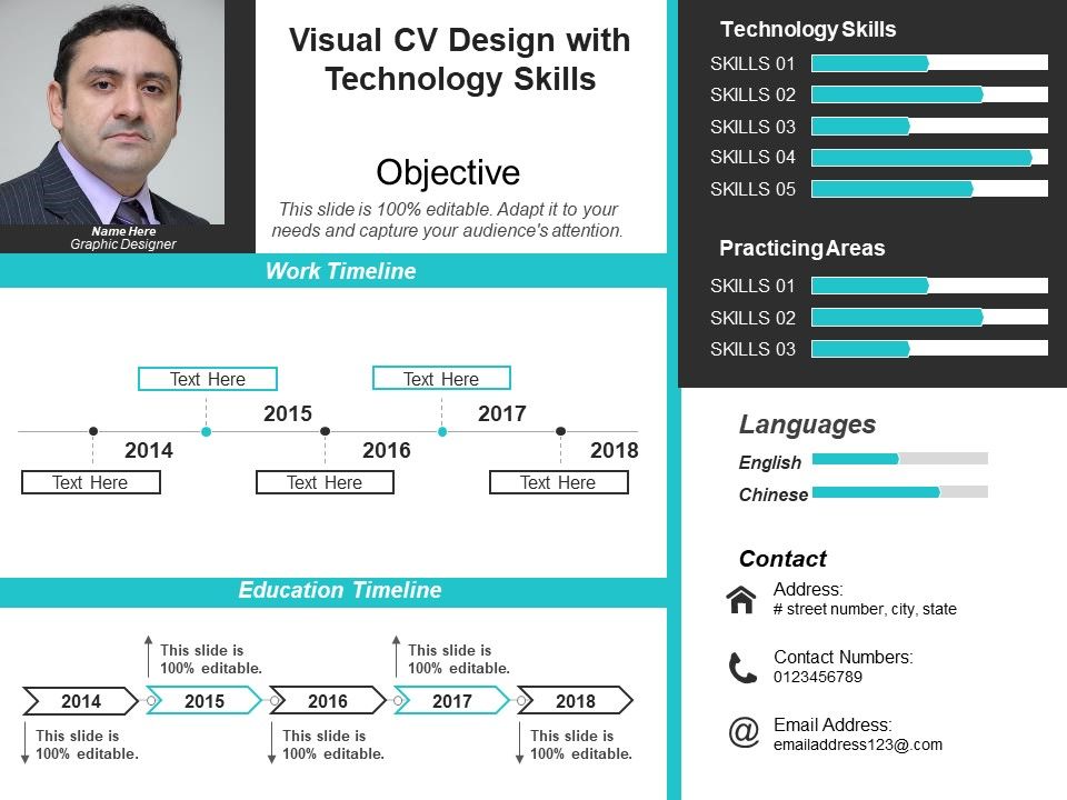 Visual_CV_Design_With_Technology_Skills_Ppt_PowerPoint_Presentation_Pictures_Visuals_PDF_Slide_1.jpg
