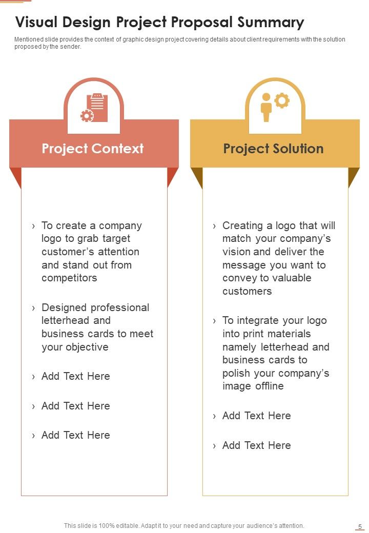 Visual Design Project Proposal Example Document Report Doc Pdf Ppt