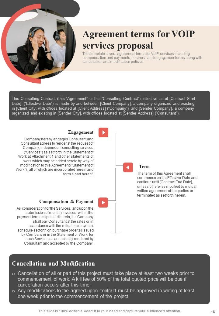 Voice Over Internet Protocol Request Proposal Example Document Report Doc Pdf Ppt