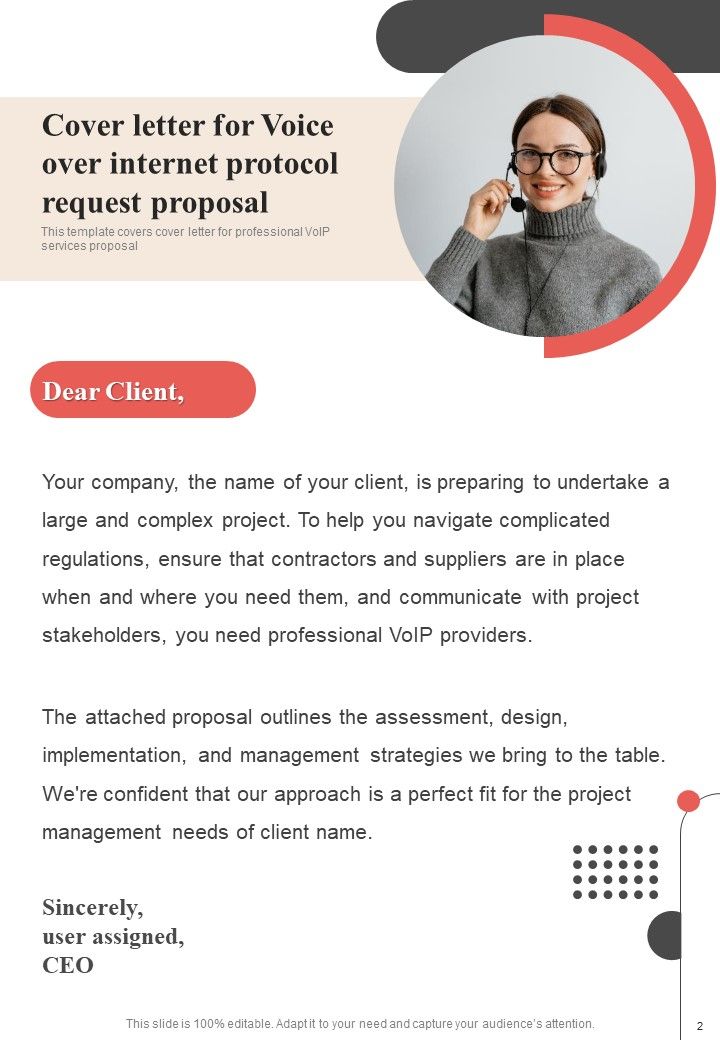 Voice Over Internet Protocol Request Proposal Example Document Report Doc Pdf Ppt