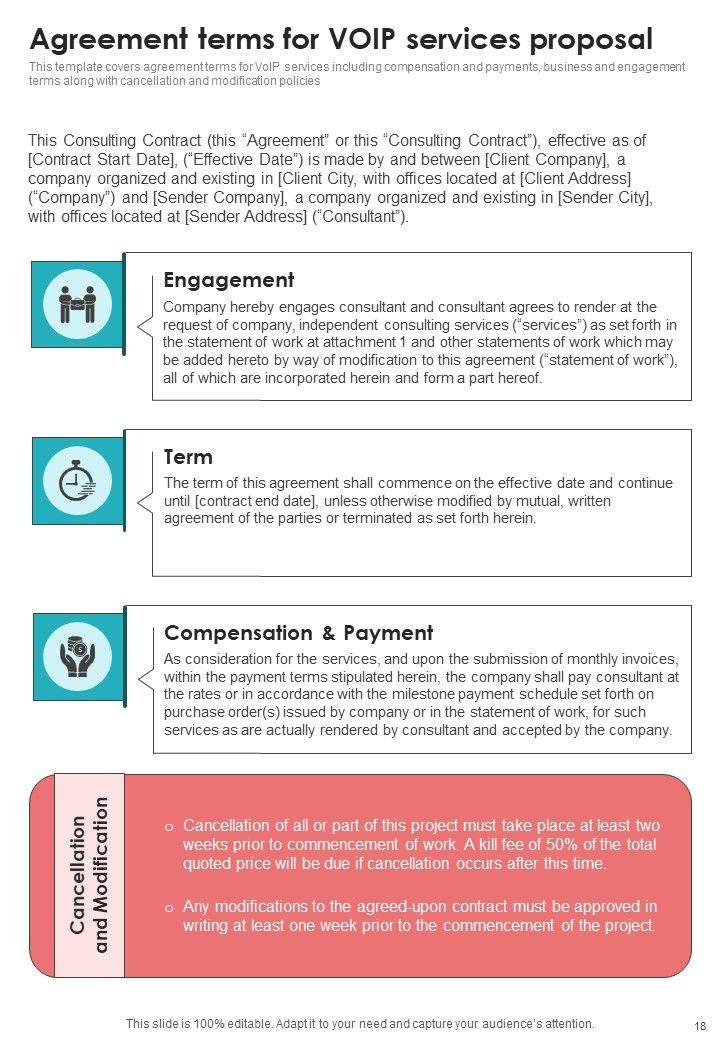 Voice Over Internet Protocol Telecommunications System Proposal Example Document Report Doc Pdf Ppt