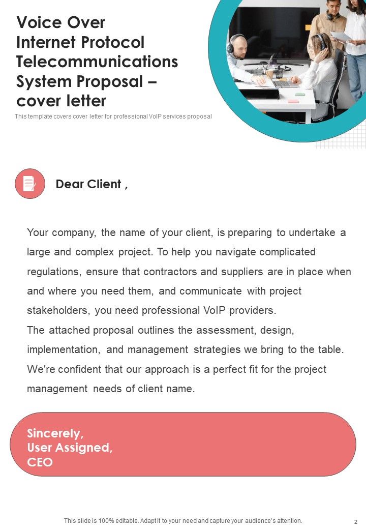 Voice Over Internet Protocol Telecommunications System Proposal Example Document Report Doc Pdf Ppt