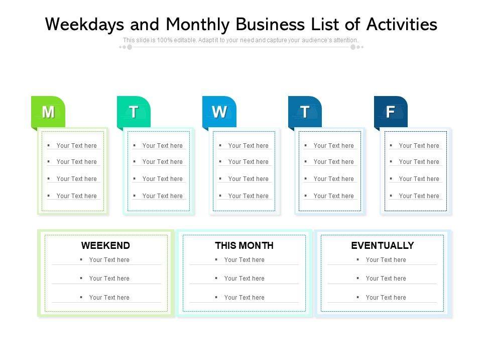 Weekdays_And_Monthly_Business_List_Of_Activities_Ppt_Visual_Aids_Inspiration_PDF_Slide_1.jpg