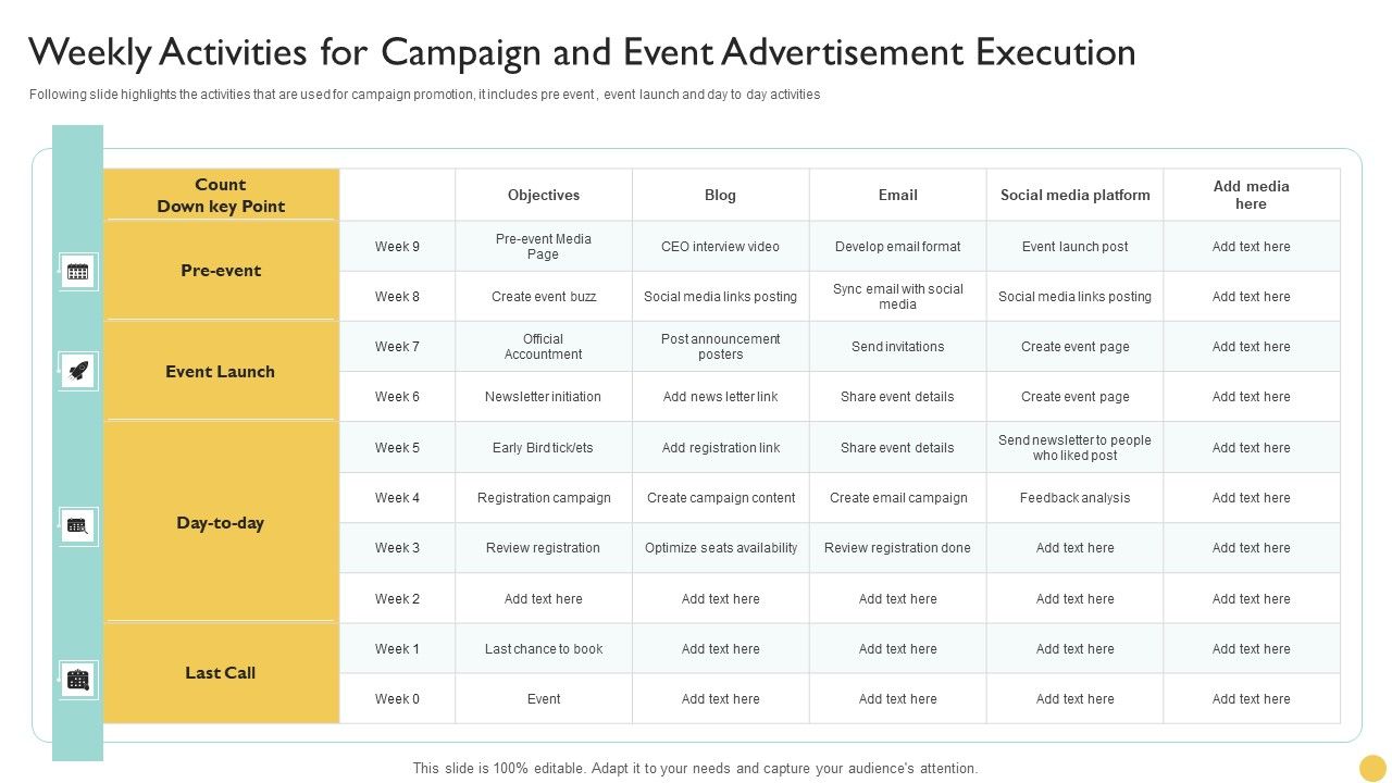 Weekly_Activities_For_Campaign_And_Event_Advertisement_Execution_Diagrams_PDF_Slide_1.jpg