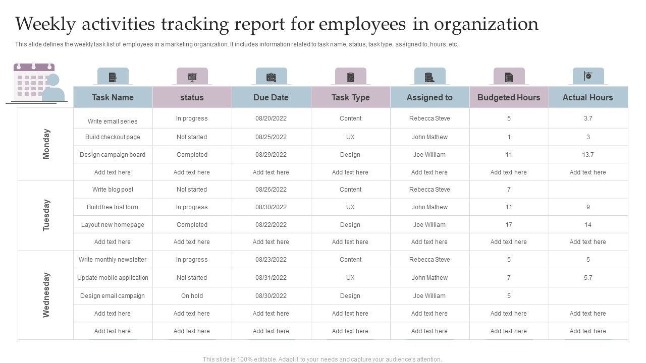 Weekly_Activities_Tracking_Report_For_Employees_In_Organization_Brochure_PDF_Slide_1.jpg