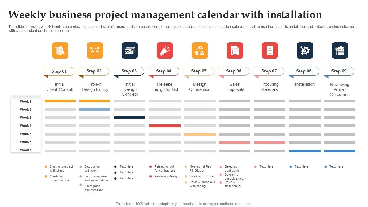 Weekly_Business_Project_Management_Calendar_With_Installation_Ppt_Show_Guide_PDF_Slide_1.jpg