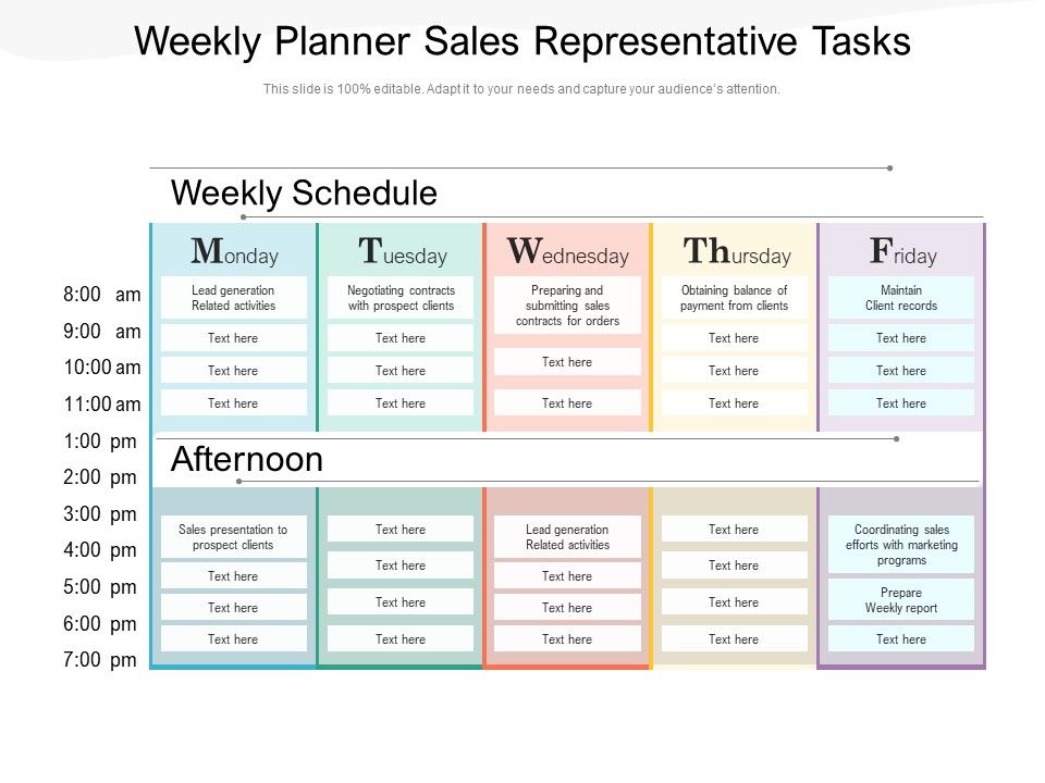 Weekly_Planner_Sales_Representative_Tasks_Ppt_PowerPoint_Presentation_File_Examples_PDF_Slide_1.jpg