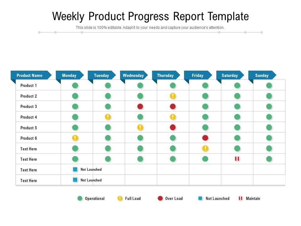 Weekly_Product_Progress_Report_Template_Ppt_PowerPoint_Presentation_Gallery_Examples_PDF_Slide_1.jpg