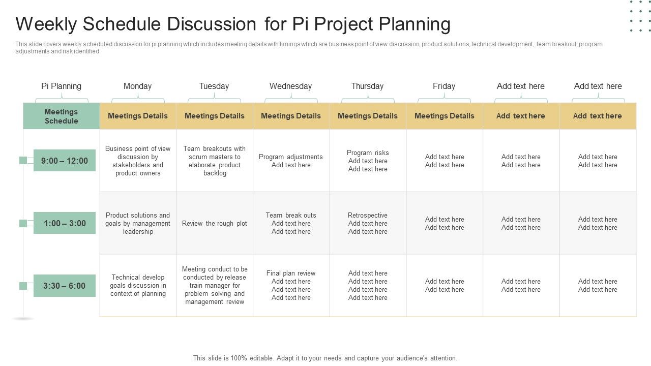Weekly_Schedule_Discussion_For_Pi_Project_Planning_Ppt_Gallery_Slideshow_PDF_Slide_1.jpg