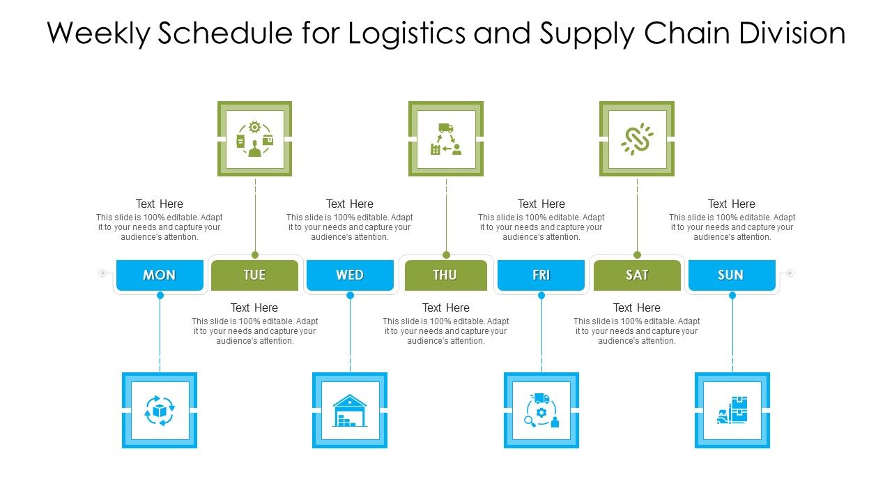 Weekly_Schedule_For_Logistics_And_Supply_Chain_Division_Ppt_PowerPoint_Presentation_Layouts_Design_Templates_PDF_Slide_1.jpg