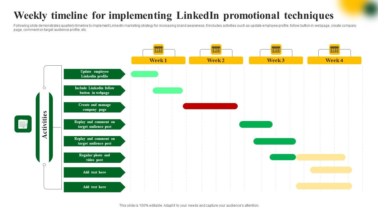 Weekly_Timeline_For_Implementing_Linkedin_Promotional_Techniques_Graphics_PDF_Slide_1.jpg