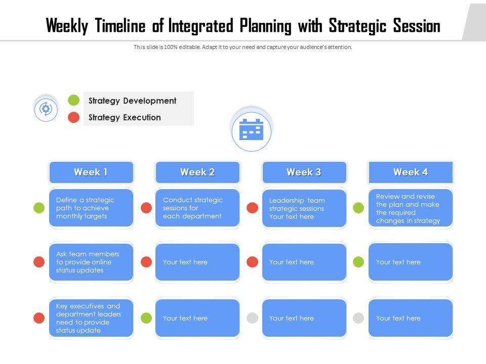 Weekly_Timeline_Of_Integrated_Planning_With_Strategic_Session_Ppt_PowerPoint_Presentation_File_Ideas_PDF_Slide_1.jpg
