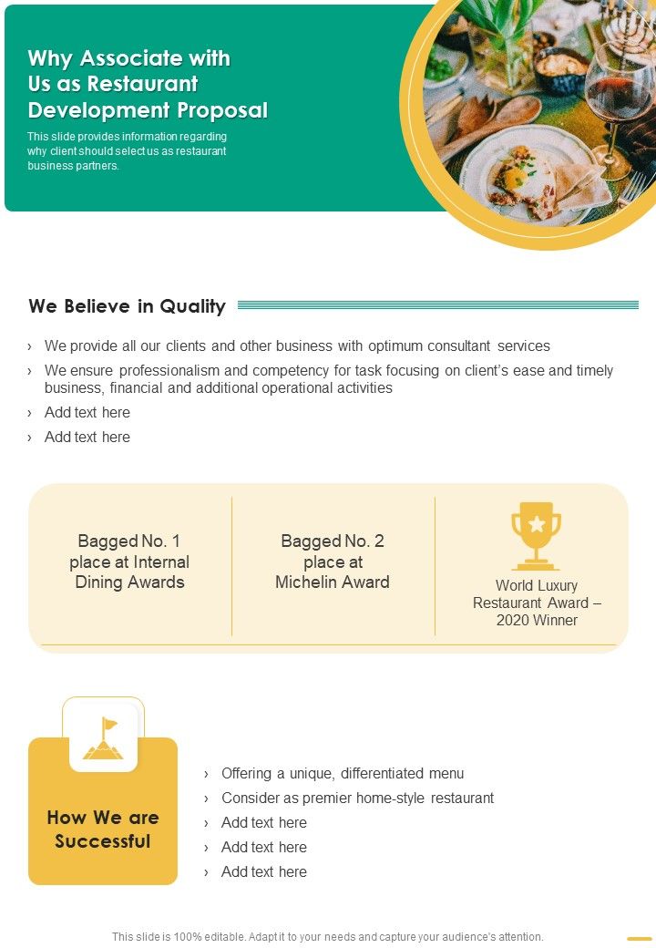 Why_Associate_With_Us_As_Restaurant_Development_Proposal_One_Pager_Sample_Example_Document_Slide_1.jpg