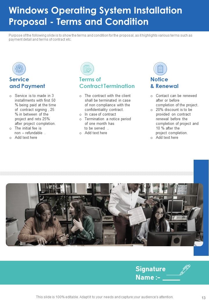 Windows Operating System Installation Proposal Example Document Report Doc Pdf Ppt