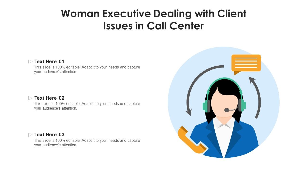 Woman_Executive_Dealing_With_Client_Issues_In_Call_Center_Ppt_Infographics_Infographics_PDF_Slide_1.jpg